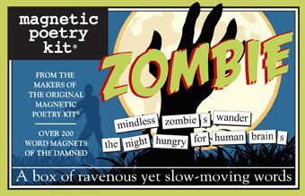 Magnetic Poetry - Zombie