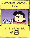 Peanuts Lucy as Trainer
